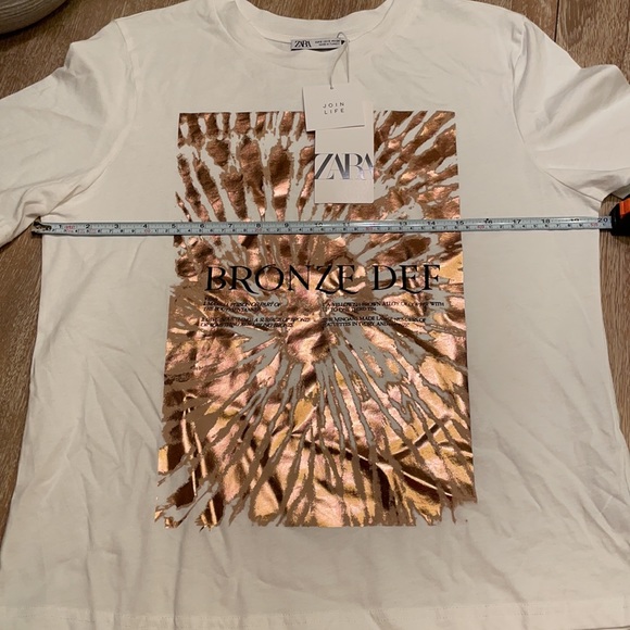 ZARA Contrast Top Size S - Picture 4 of 7